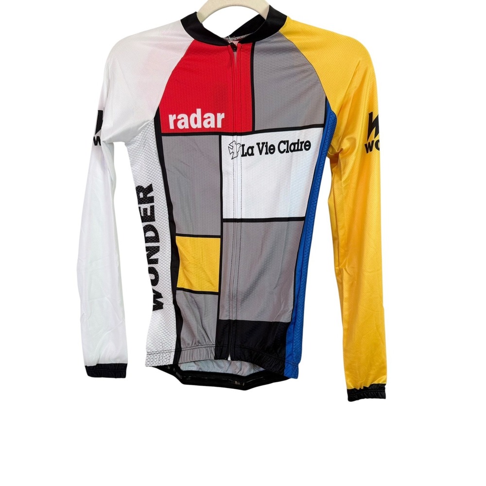 CycleRun Radar La Vie Claire Cycling Jersey XS Long Sleeve Full Zip NWT